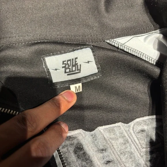 Soleboy Black & White Sweater – Men’s Medium – Streetwear - Picture 3 of 4